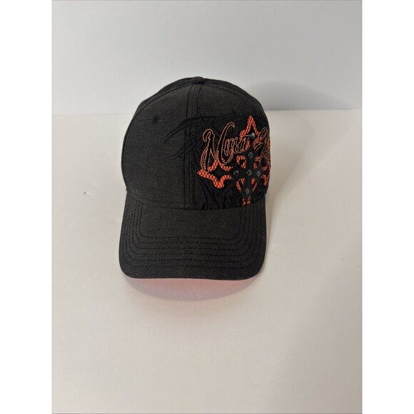 MMA Elite Hat Adult Black Embroidered Cross Baseball Cap Fitted Sports One Size - Picture 1 of 8